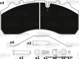 placute frana mercedes