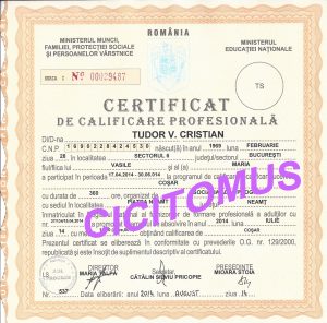 cosar certificat anc
